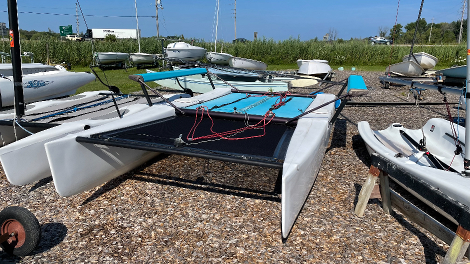 Hobie Cat Getaway with Wings and Trapeze Quiet Waters Sailboats