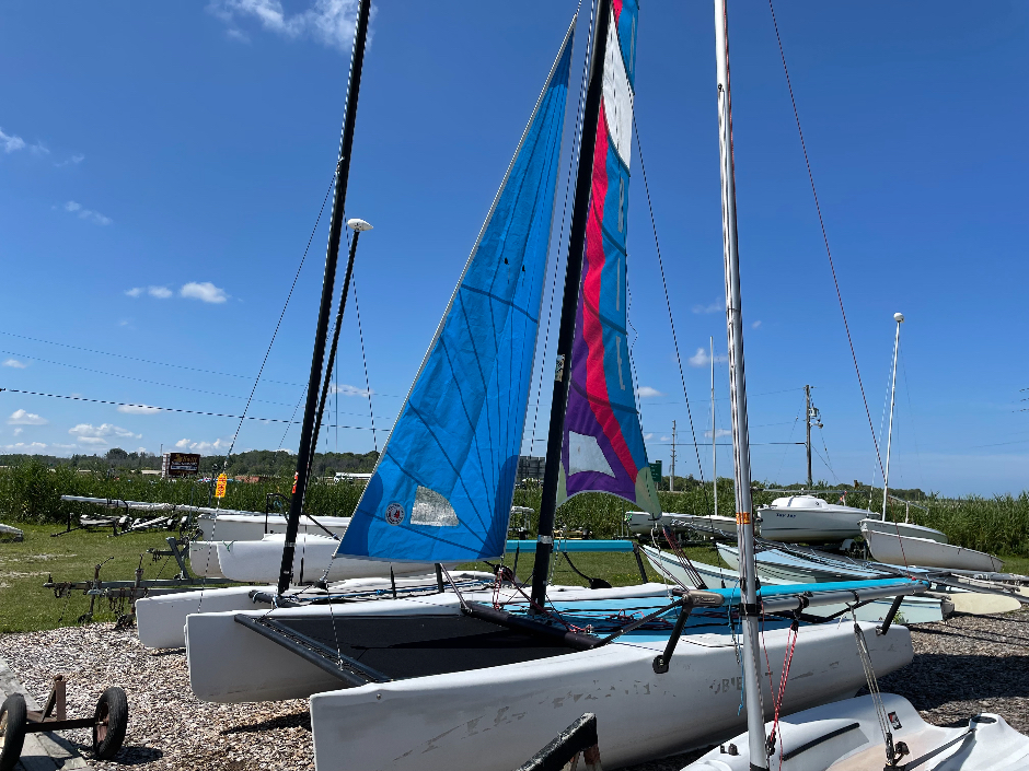 Hobie Cat Getaway with Wings and Trapeze Quiet Waters Sailboats